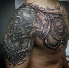 Top 93 Best Armor Tattoo Ideas 2020 Inspiration Guide Shoulder Armor Tattoo Armour Tattoo Armor Tattoo