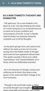 As a man thinketh so is he. As A Man Thinketh By James Allen For Android Apk Download