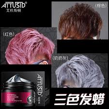 As such, it makes sense to choose a color that not only matches your style but accentuates your natural features. Bt Attusid Men S Cool And Modeling Colorful Hair Wax Cream Brown Wine Red Easy Coloring Hair Dye Cream Hair Coloring Wax Shopee Malaysia