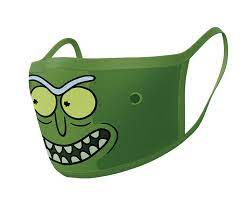 Get schwifty with rick and morty merchandise! Gesichtsmasken Rick Morty Pickle Rick 2 Pack Kleidung Und Accessoires Fur Merch Fans