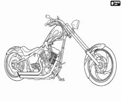 Motorcycles Printable Coloring Pages Motorcycle Drawing Chopper Motorcycle Motorcycle Illustration