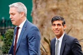 Rishi sunak repeatedly shut down kay burley as the sky news host challenged the chancellor's proposed measures to protect jobs and help the economy recover. Rishi Sunak Takes Centre Stage As Boris Johnson Meets With New Look Cabinet Daily Mail Online