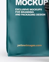 Matte Pouch Coffee Cup Mockup Yellowimages Free Psd Mockup Templates