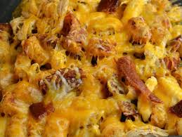 Bacon, ranch seasoning, cheese, chicken, and tater tots! Cracked Up Tatertots With Instant Pot Ranch Chicken Adventures Of A Nurse