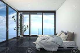 This is indeed a very pretty room. Hotel Or Penthouse Bedroom In Minimalist Interior Design With Stock Photo Picture And Royalty Free Image Image 70446780