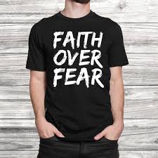 Here are 10 bible verses that will help you combat fear and worry today. Christian Quote Gift Bible Verse Sayings Faith Over Fear T Shirt Teeuni Store