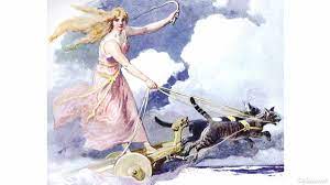 Norse mythology studies the myths of the heathen religion of the vikings before they were christianized. Freya The Goddess Of Love And Fertility Norse Mythology