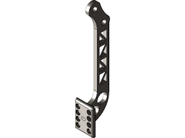 When you press your brake pedal, it moves a hydraulic piston inside a cylinder. Custom Brake Pedal For Atv Cars Baja 3d Cad Model Library Grabcad