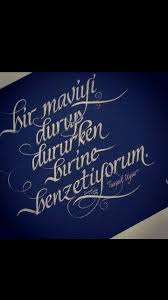 Bir Maviyi Durup Dururken Birine Benzetiyorum Turgut Uyar Guzel Soz Yazarlar Mavi