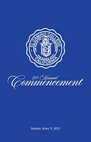 2023 Commencement Program by El Camino College - Issuu