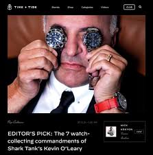 FINALLY, THE WAIT IS OVER: "The 7 watch-collecting commandments of Shark  Tank's Kevin O'Leary" : r/WatchesCirclejerk