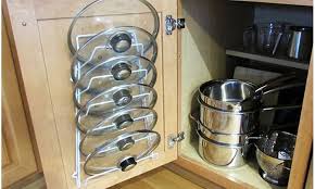 Evelots Storage Rack For Pot And Pan Lids 16kitchenhacks Diy Kitchen Storage Kitchen Organization Diy Pot And Pan Lids