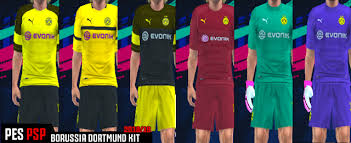 Borussia dortmund went full dark mode at the weekend by debuting their special edition blackout puma kit in a 5 0 win over dusseldorf at signal iduna park. Borussia Dortmund Kits 2018 2019 Pes Psp Ppsspp Kazemario Evolution