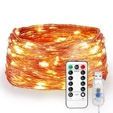 Accentuate your decorations with this indooraccentuate your decorations with this indoor warm white led copper light string. 33ft 100 Led Fairy Lights Copper Wire Dimmable With Remote Timer Usb Powered Waterproof Lepro