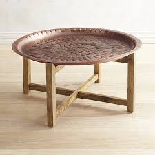 Moroccan Copper Tray Coffee Table Moroccan Furniture Round Glass Coffee Table Coffee Table