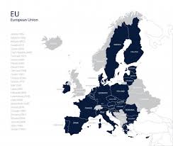 Aktuelle karte von europa ohne beschrieftung : Politische Landkarte Der Eu Europaische Union Ohne Vereinigtes Konigreich Premium Vektor