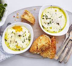 Sunday Morning Baked Eggs Recipes Healthy Eating Breakfast Bbc Good Food Recipes
