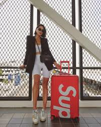 Black Biker Shorts Outfit Summer 5 Tips On How To Pack Like A Pro Thrifts And Threads Bike Shorts Outfit Crop Top And Shorts Fashion