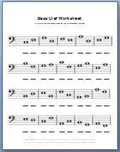 Bass Clef Worksheets Ear Training And Improv Music Theory Worksheets Music Theory Music Worksheets