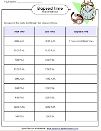 Maybe you would like to learn more about one of these? Elapsed Time Worksheets Math Time Worksheets