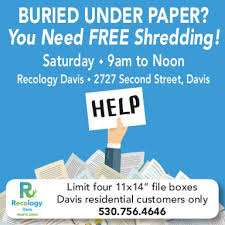 Maybe you would like to learn more about one of these? 2021 Shred Events April 24 June 5 October 16 Recology