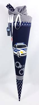 Schultute Polizei Auto Kariert Schultute Polizei Schultute Schultasche