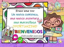Regreso a clases 2021 animado. Bienvenidos Feliz Inicio De Clases Feliz Regreso A Clases Carteles De La Escuela