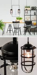 industriele hanglamp 3 lichts zwart industriele hanglampen hanglamp industriele lampen