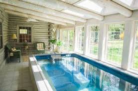With Its State Of The Art Water Filtration System This Original Endless Pool Stays Invitingly Clean Indoor Pool Design Indoor Swimming Pools Indoor Swim Spa