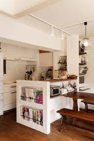 マガジンラック 本棚 ニッチ タイル壁 スタイル工房 キッチン リフォーム diy キッチンインテリアデザイン パリ インテリア