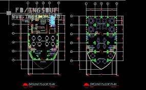 مخططات معمارية مطعم Restaurant Cafe Center كاملا اوتوكاد Dwg مخططات معمارية مطعم Restaurant Cafe Center كا Concept Architecture Autocad Architecture Design