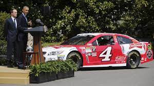 Indy car racing's loss was nascar's big gain. President Obama Compares Himself Biden To Winning Nascar Team Pbs Newshour