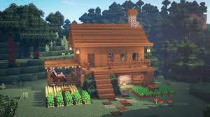 How to build 5 easy roof designs for a small minecraft house!struggling with a roof design? Minecraft How To Build A Simple Survival House Starter House Youtube Minecraft Cottage Minecraft House Designs Cute Minecraft Houses