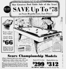 1965 Sears Championship Pool Table In 2020 Pool Table Sale Table Sears