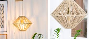 Agencé à la lampe, cet ornement placé au sommet a. Tutoriel Pour Fabriquer Un Abat Jour Original En Cordelette Pour Lampe