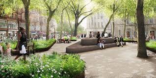 Camden Council And Lda Design Have Revealed New Designs For A Greener West End For London Lda Design Public Space Design West End