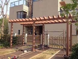 Wood Plastic Composite Pergola Kit Thailand Phuket Composite Pergolas Decking Products Thailand Phuket Outdoor Pergola Pergola Building A Pergola