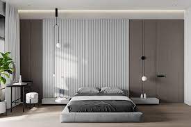 Letto sospeso con boiserie sorvolo con giroletto e testiera su misura in legno o laccato, anche con box contenitore. Boiserie Per Camera Da Letto 50 Idee Che Vi Conquisteranno Mondodesign It