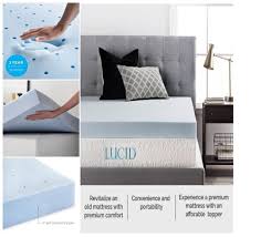 Twin Xl 4 Inch Gel Memory Foam Mattress Topper Cooler For Optimum Temperatur N Memory Foam Mattress Topper Diy Memory Foam Mattress Topper Memory Foam Mattress