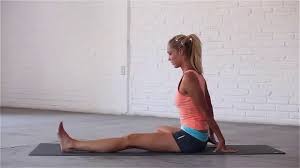 Bend your right knee and place the right foot against the left inner thigh, relaxing the knee down. Yoga How To Do Head To Knee Youtube