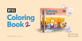 Later you can print it and color it as you like. Weverse Shop On Twitter Bt21 Coloring Book Vol 2 Available For Pre Order Paint The Charming Bt21 Characters In Your Own Colors Make Your Everyday Colorful With The New Coloring Book International Shipping On