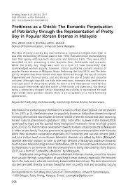 E east of eden · eating existence Pdf Prettiness As A Shield The Romantic Perpetuation Of Patriarchy Through The Representation Of Pretty Boy In Popular Korean Dramas In Malaysia