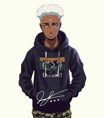 How to draw hoodies 3 different ways. Pin Em Anime Manga Dark Skin Characters