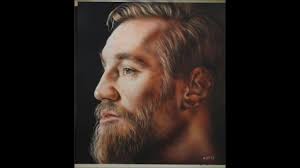 Conor McGregor portrait creation timeslapse.