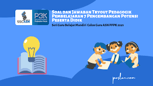 Dalam operasi bilangan bulat, seorang guru menggunakan kartu hitam putih dengan ketentuan kartu putih mewakili bilangan bulat positif 1 dan. Soal Dan Kunci Jawaban Tryout Pedagogik Pembelajaran 7 Pengembangan Potensi Peserta Didik Paslen