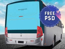 Free for commercial use high quality images 25 Impressive Bus Advertising Psd Mockup Templates Decolore Net