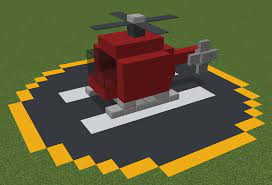 It uses mainly stone bricks & quartz, with a few other detail blocks. Built A Mini Helicopter Minecraft