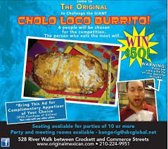 © el cholo's kid 2021. Original Mexican Restaurant S El Cholo Loco Burrito Challenge Foodchallenges Com Foodchallenges Com
