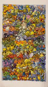 This is a pattern that i have designed. 151 Pokemon Cross Stitch Pattern