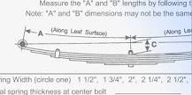 How To Measure Leaf Springs - EATON Detroit Spring